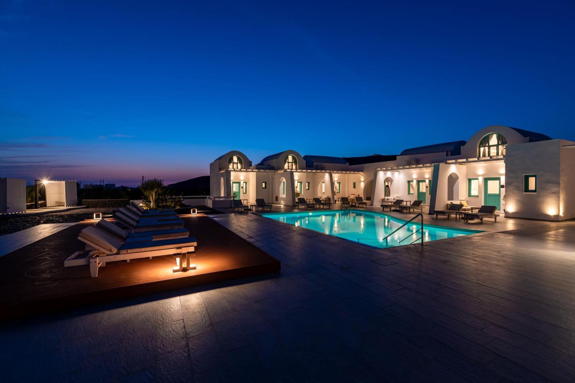 Hotel Santa Irina Luxury Sunny Lofts Perivolos  Esterno foto