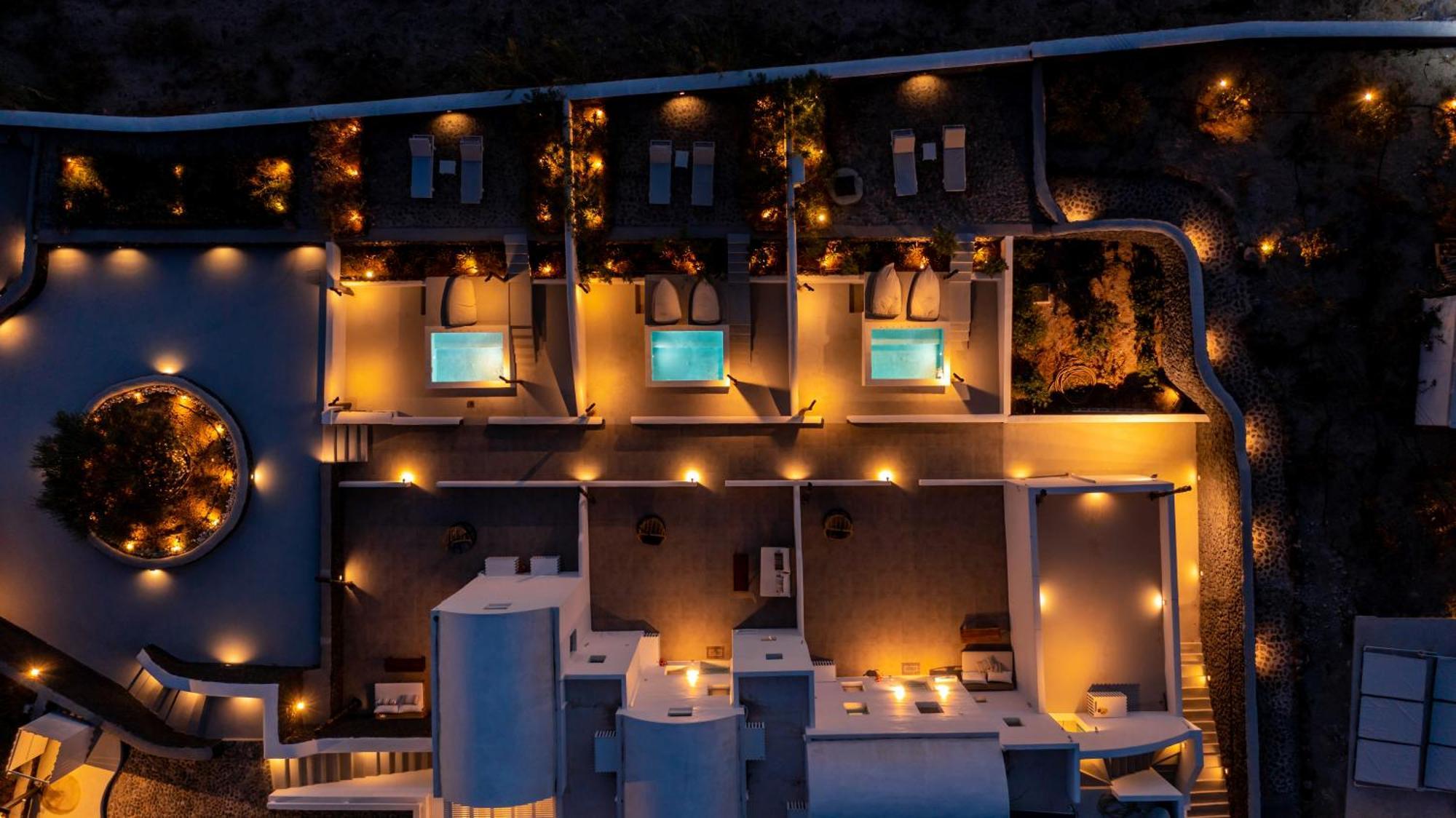 Hotel Santa Irina Luxury Sunny Lofts Perivolos  Esterno foto